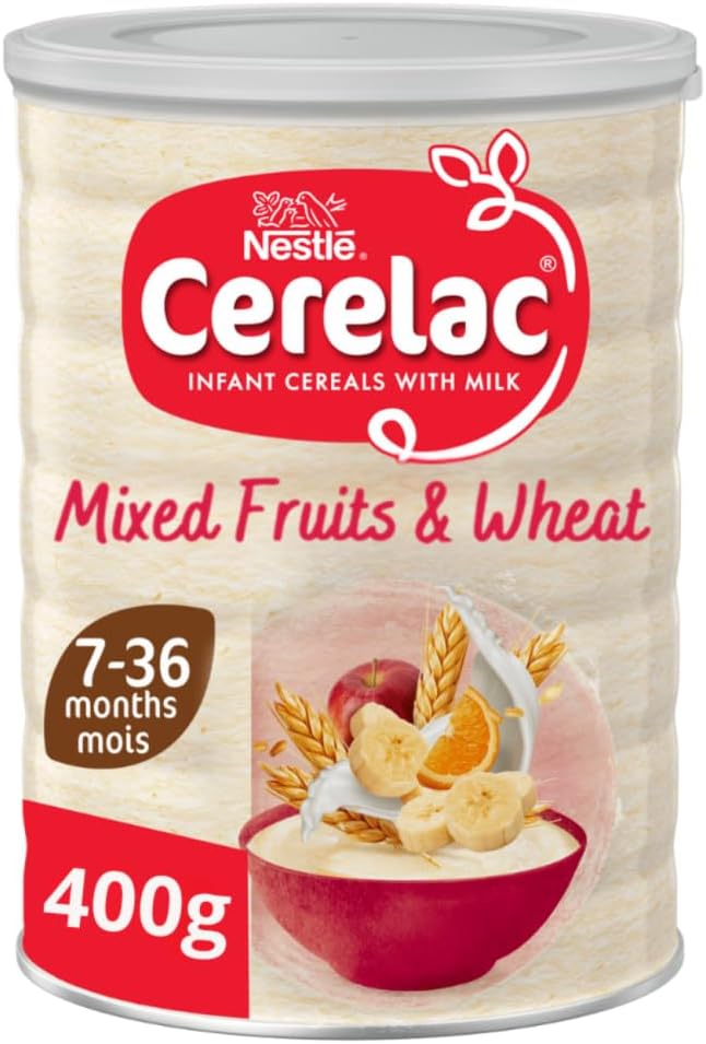 Cerelac Mixed Fruits & Wheat Infant Cereal with milk 400 g | from 7 months+ | Baby Cereal