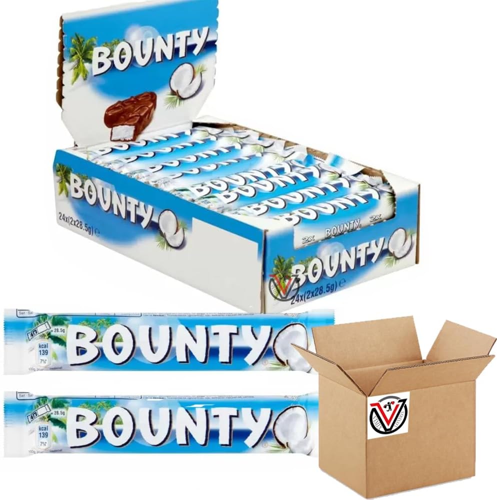 Bounty Coconut Milk Chocolate Twin Bar 57g | Pick Any Number of Bars
