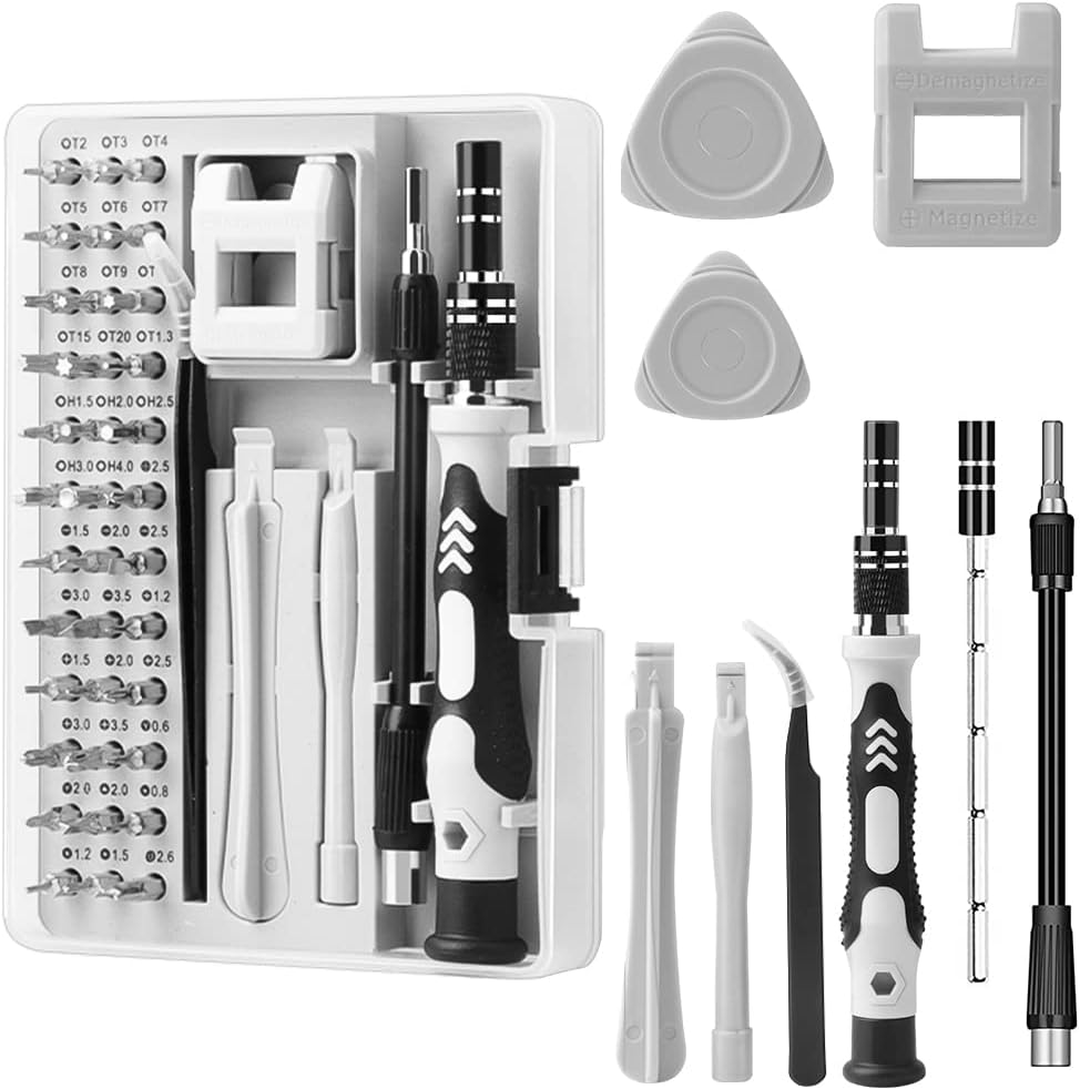 Chyaya 45 in 1 Precision Screwdrivers Set, Professional Mini Screwdriver Set Repair Tool Kit for iPhone Laptop PC Watch Glasses Xbox and Other Electronics, Small Screwdriver Bit Set with Case