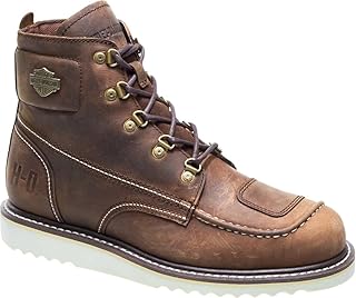 Harley-Davidson Men's Hagerman Leather Motorcycle Wedge Boot