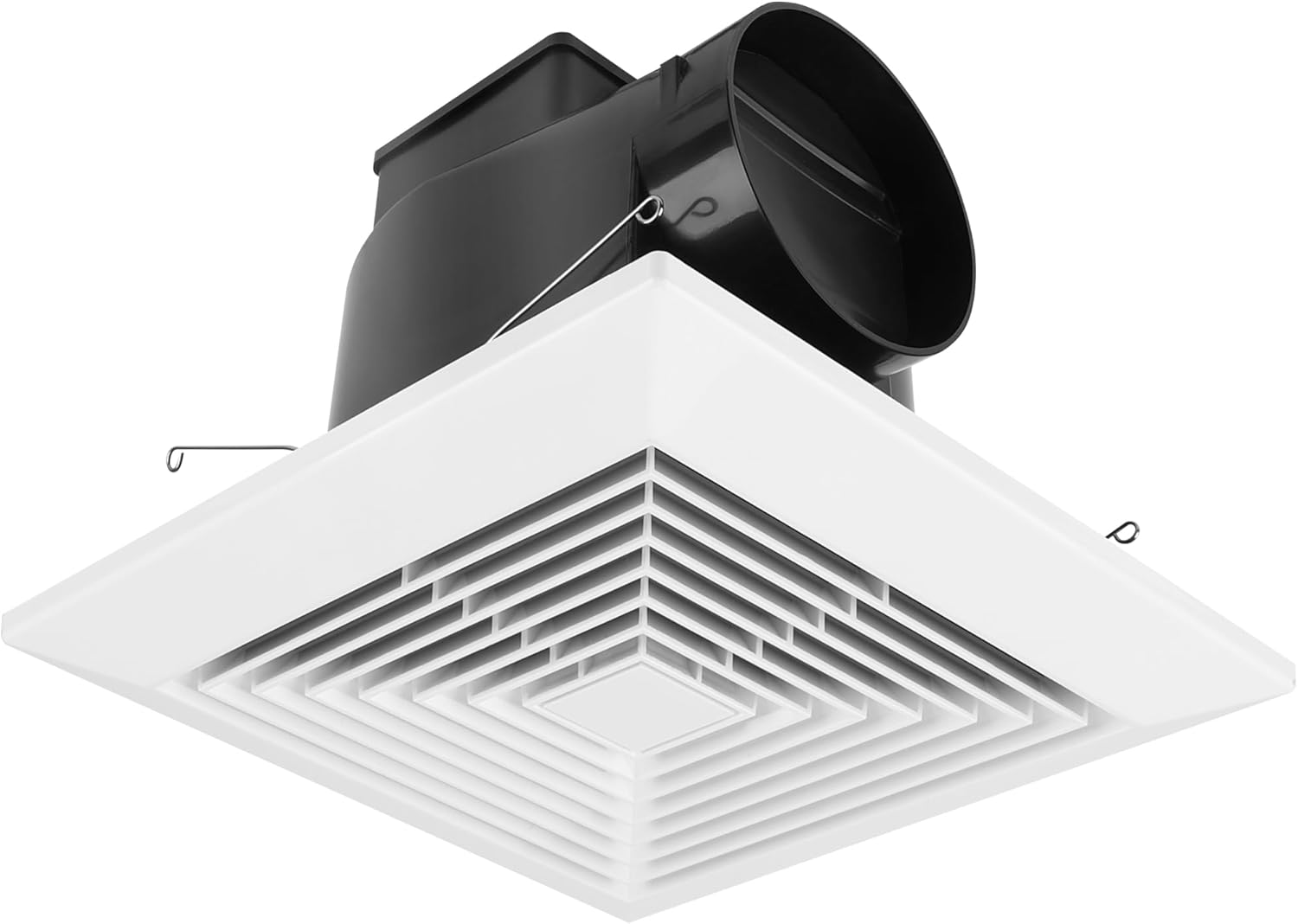 Bathroom Ceiling Exhaust Fan, Household Bath Vent Ventilation Fan with 1.0 Sones Quiet Operation, 110 CFM, 4-in Duct, 26W Energy-Saving,11.4"x11.4" (Installation Size 9.1"x9.1")