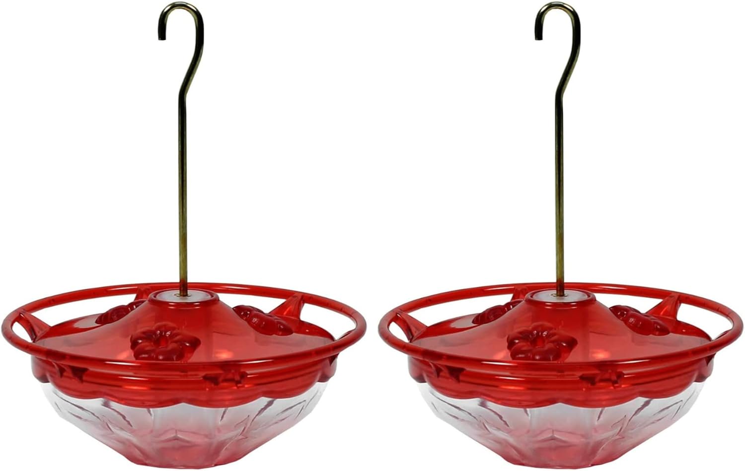 Aspects Mini HummBlossom Hummingbird Feeder, 4 oz, Rose (2-Pack)