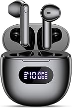 Wireless Earbuds Bluetooth Headphones V5.3, 48H Long Battery Life LED Power Display Ear Buds, IPX7 Waterproof HiFi Stereo Bass with Built-in Mic for Home Office Sports Earphones