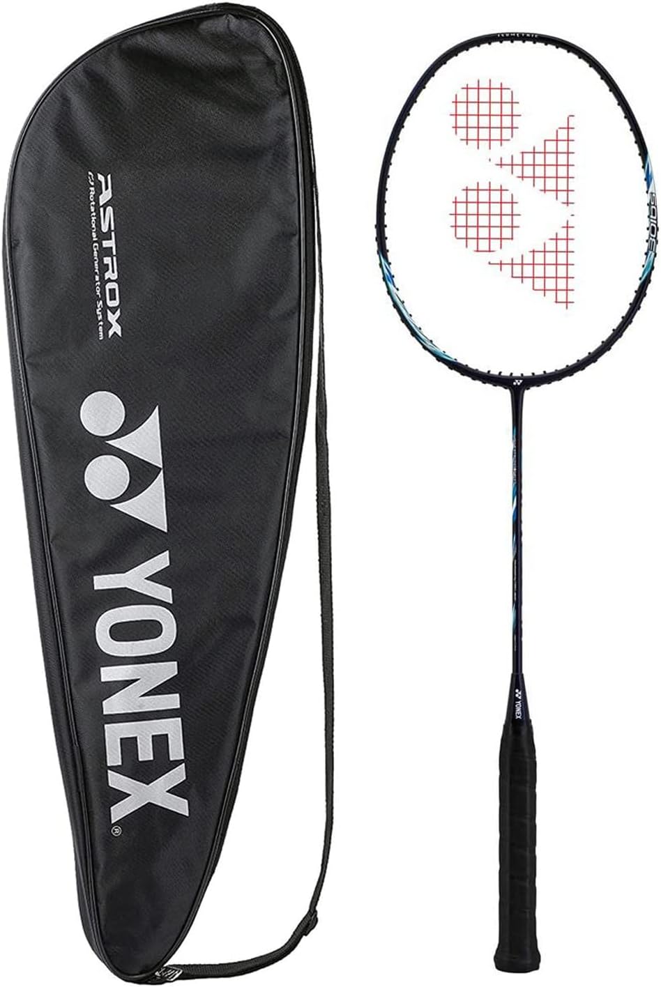 YONEX GR 303 Strung Aluminum Badminton Racquet with Half Cover (
