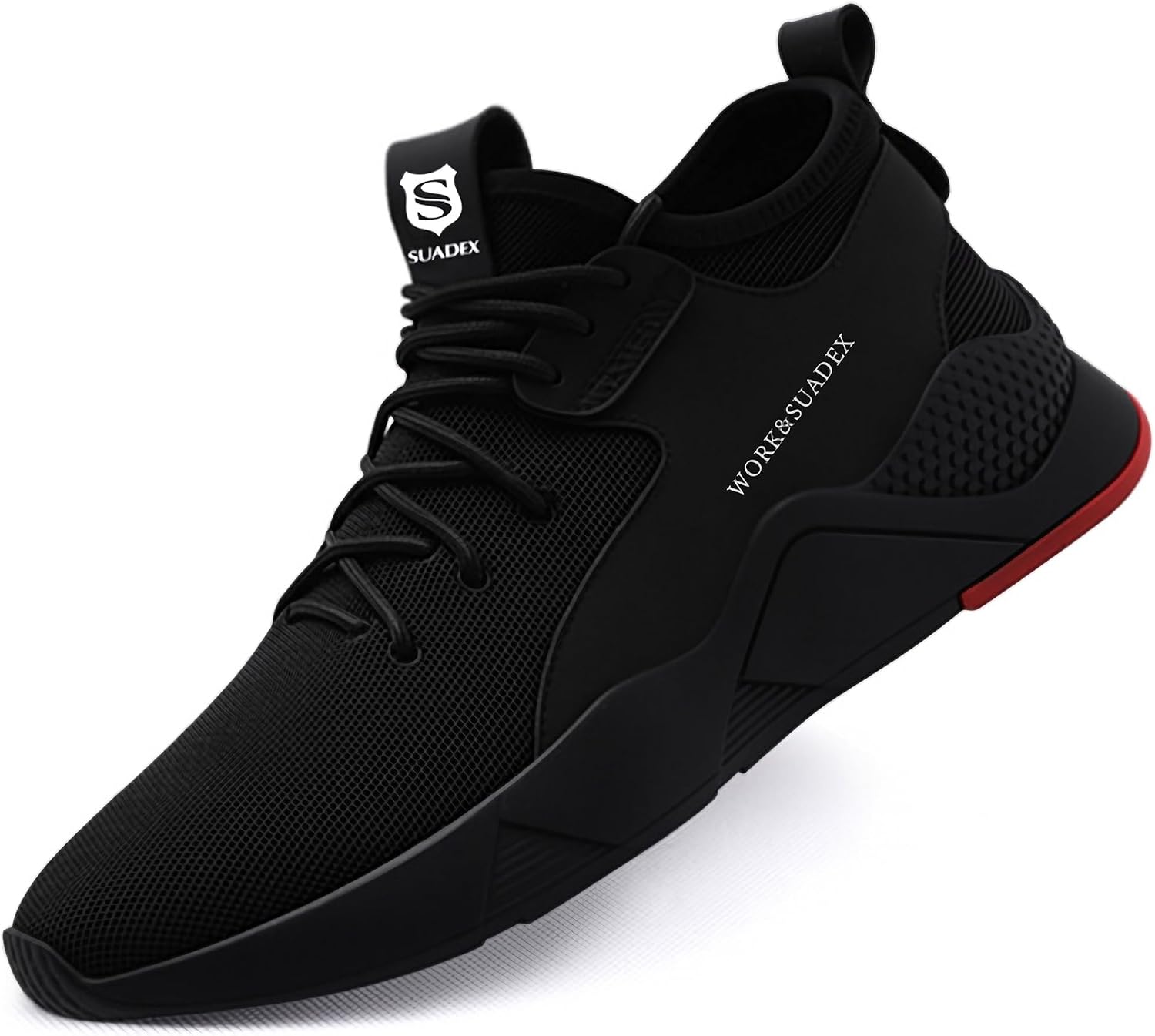 SUADEX Mens Womens Steel Toe Cap Trainers Safety Shoes Non Slip Work Shoe