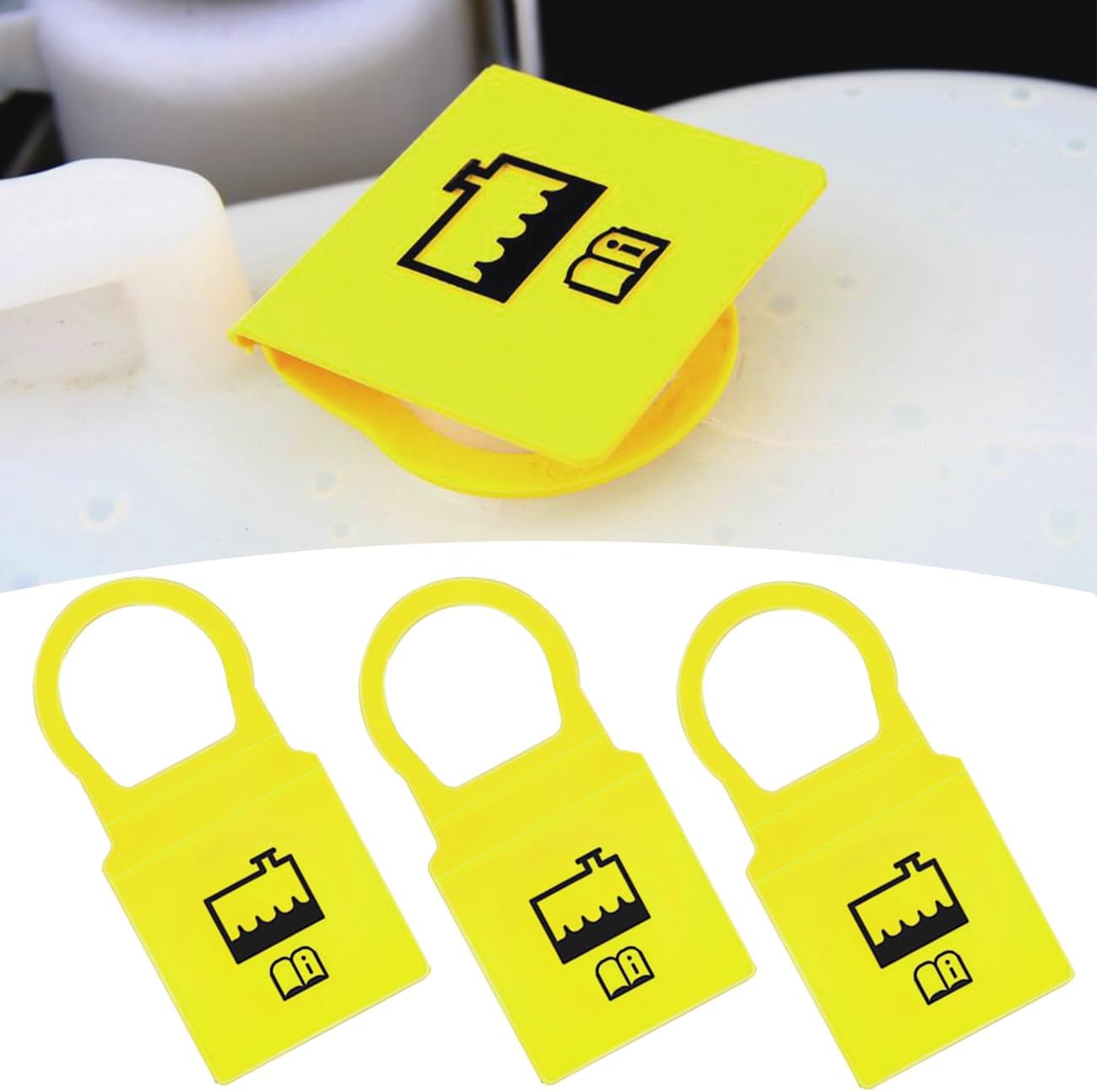 Engine Coolant Reservoir Cap,Coolant Reservoir Cap for Jeep/Chrysler/Dodge/Ram,Coolant Bottle Cap Compatible with Jeep Chrysler Dodge Ram,Coolant Recovery Tank Cap Replacement OEM#55111074AA 520793