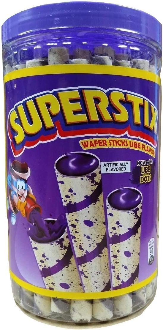 Super Stix Ube Flavour Wafer Stick 324 g (Packing May Vary).