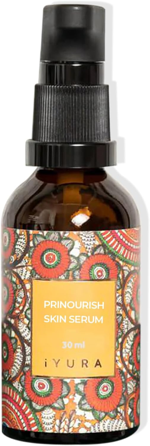 iYURA Prinourish Skin-Enriching Superfood Serum | 100% Natural, Vegan Face Oil | Clinically Proven to Reduce the Appearance of Open and Closed Comedones | With Black Plum, Ginger & Turmeric | 30ml
