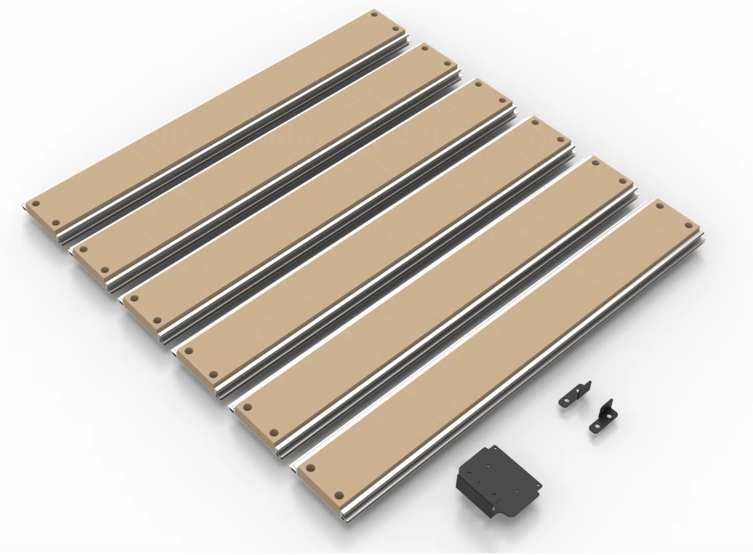 FoxAlien T-Slot Hybrid Spoilboard Work Table Upgrade Kit for Masuter Pro, Masuter 3 and Masuter 3S CNC Router Machine