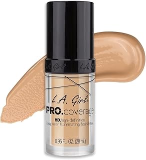 L.A. Girl Pro Coverage Liquid Foundation, Fair, 0.95 Fl Oz