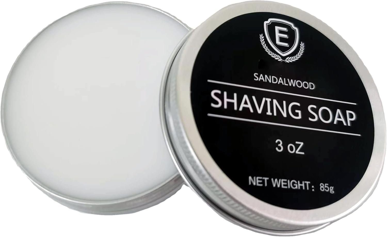 Shaving Soap for Men-Luxury Sandalwood Mens Shave Soap-Men's Shaving Cream Soap (1pack 3oz)