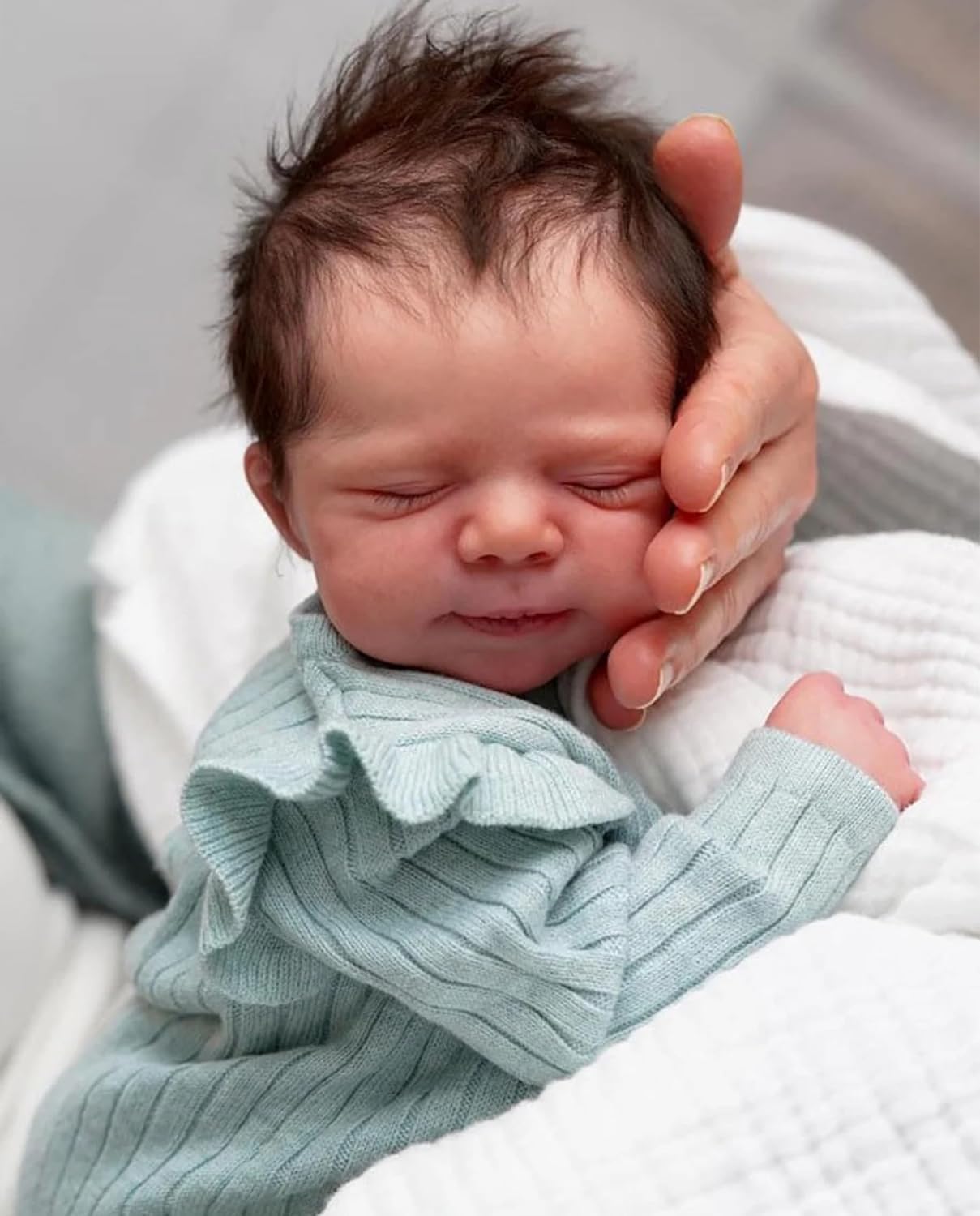 Anano Reborn Baby Dolls 18 Inch Realistic Newborn Sleeping Baby Dolls Girls That Look Real Lifelike Preemie Babies Alive Soft Silicone Reborn Infant Dolls