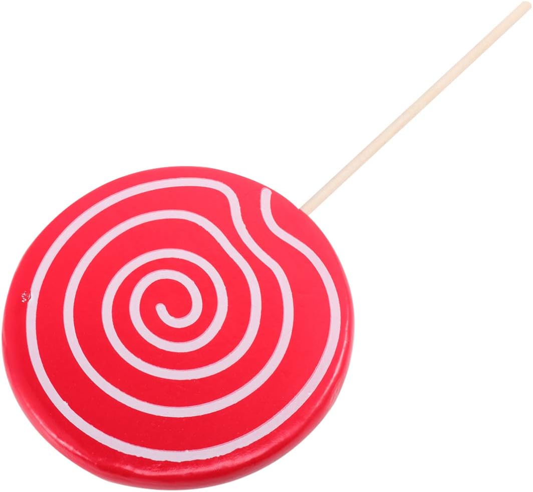 Happyyami Ornaments White 1Pcs Lollipop Prop Cosplay Clown Swirl Lollipop Suckers Simulation Lollipop Crafts Photot Props Giant Lollipop Decorations Red Large Lollipop Jumbo Lollipop Big Red Lollipop