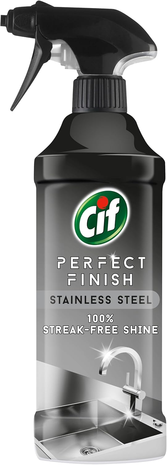Cif Stainless Steel Specialist Cleaner Spray, 435ml