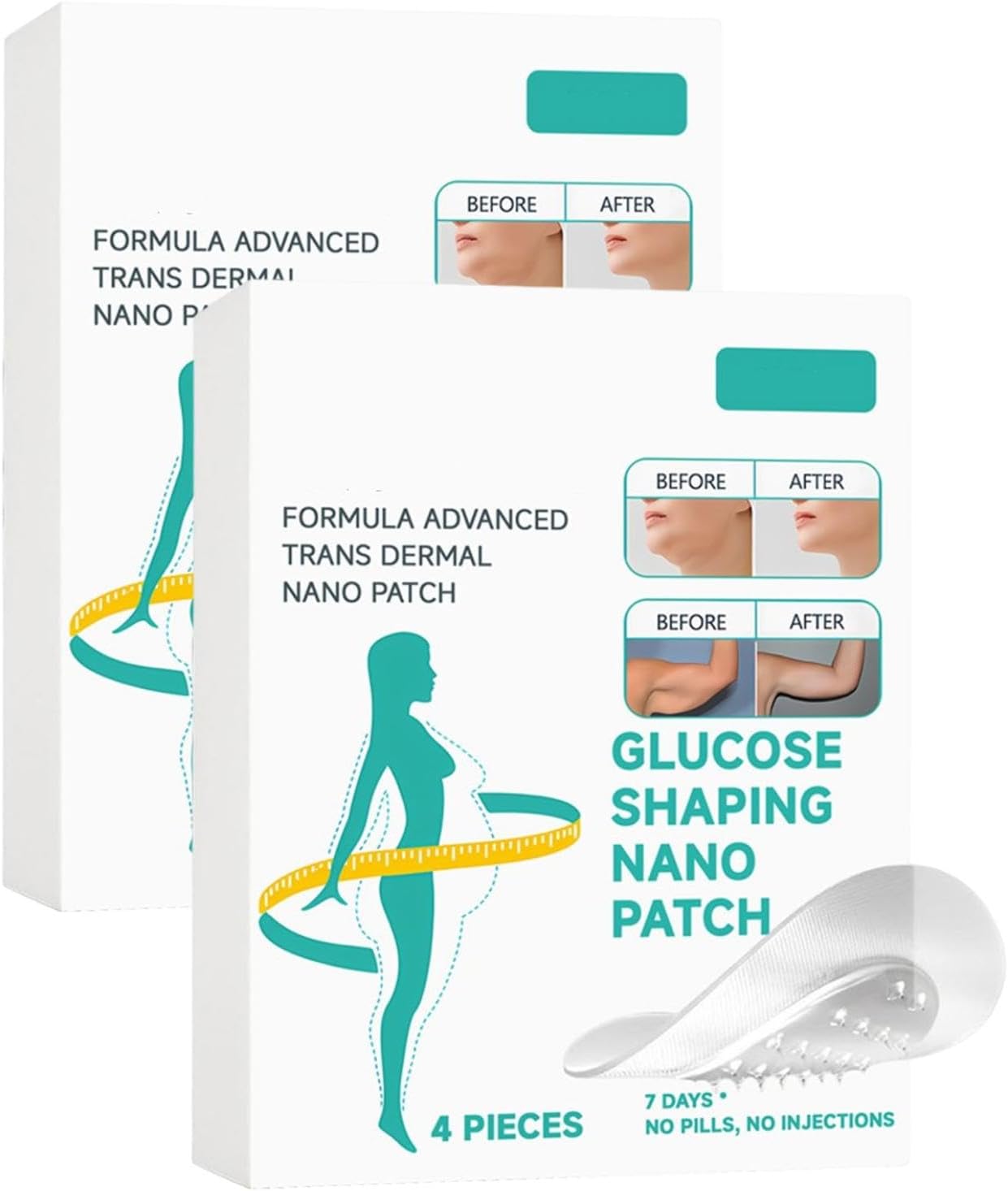 Nano Micro Slimming Patch,Natural Ingredients Firming Skin and Body Shaping Care Mild Patches Gentle Soothing Massage Pads Body Protection Nano Firming Moisturizing Skin Micro Care Stickers