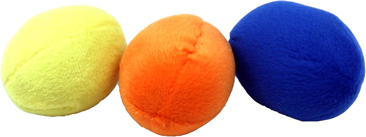 Outward Hound Squeakin' Eggs Plush Replacement Dog Toys - 3 Pack