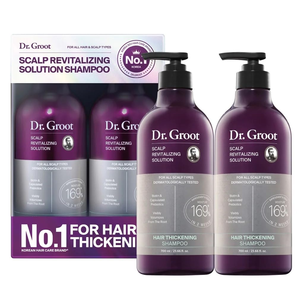 Dr. Groot Scalp Revitalizing Solution Shampoo, 23.66 fl oz, 2-pack