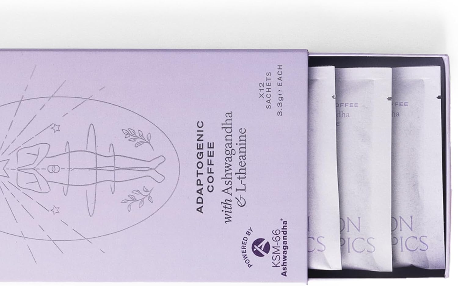 London Nootropics - Zen - Adaptogenic Mushroom Coffee with Ashwagandha & L-theanine - 12 Sachets