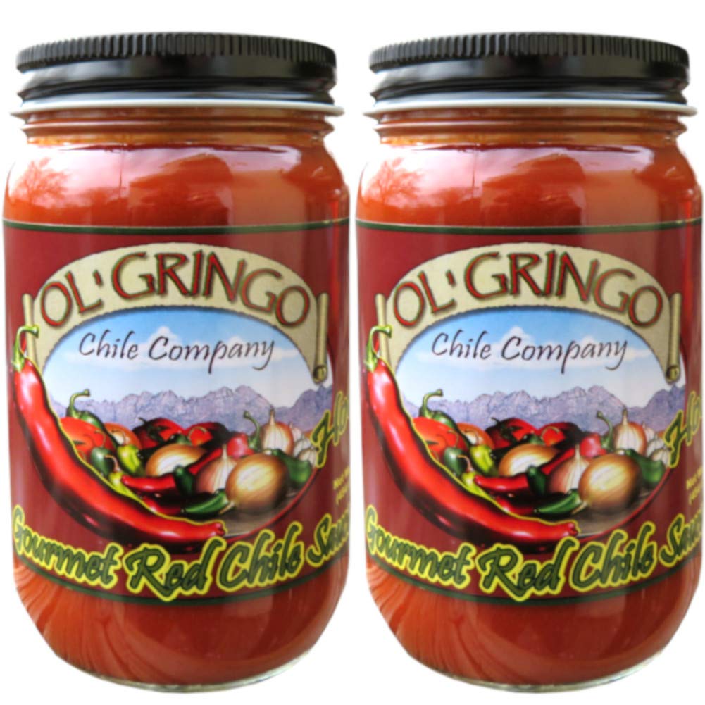 Ol' Gringo Chile Company Red Chile Sauce, Hot Heat (2 Pack)