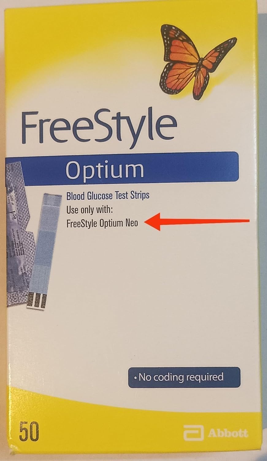 Optium Neo Pack of 100 Strips