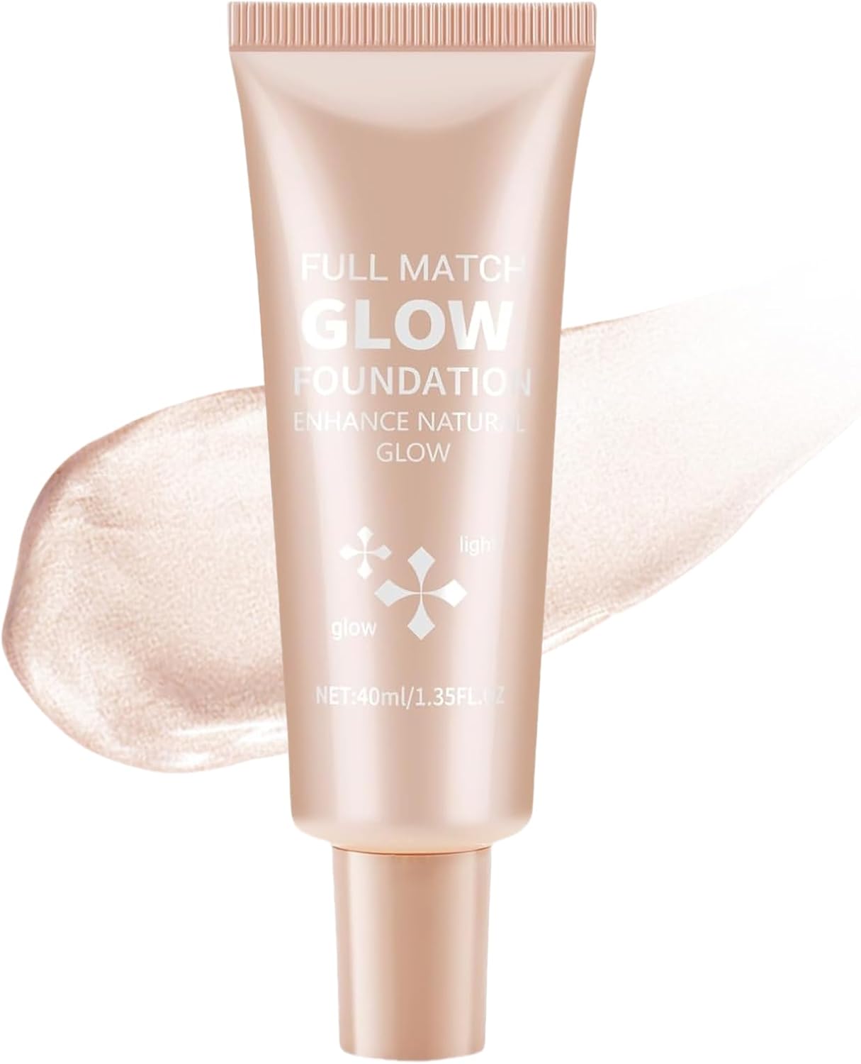 3 in 1 Foundation,Concealer And Primer in One， Waterproof Dewy Liquid Foundation with Shimmer – Luminous Silk Makeup for A Natural, Radiant Glow