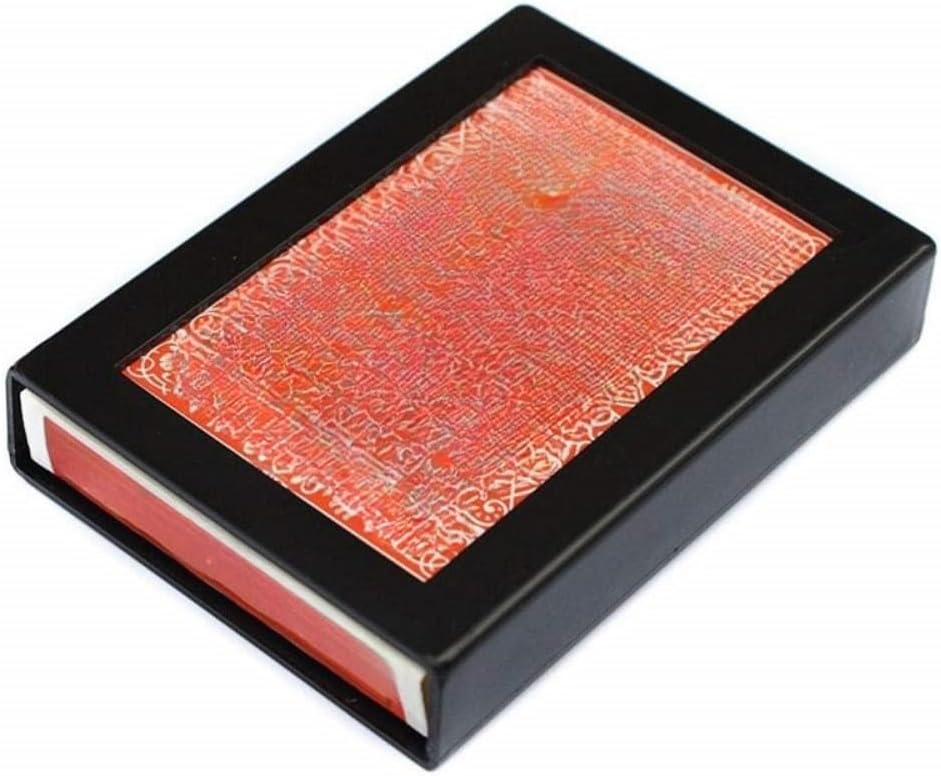 MilesMagic Magician's Vanishing Deck Disappearing Appearing Gimmick Cards Case Easy to Learn Mentalism and Baffling Illusion Close Up Magic Trick (Red Back)