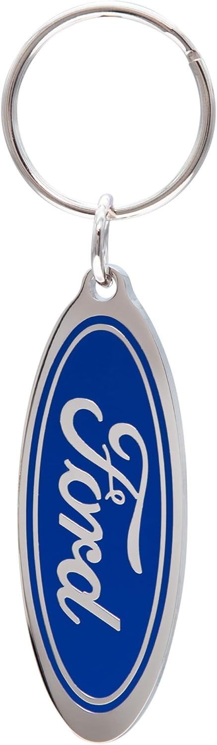 Plasticolor 004191R01 Ford Oval Logo Enamel Keychain