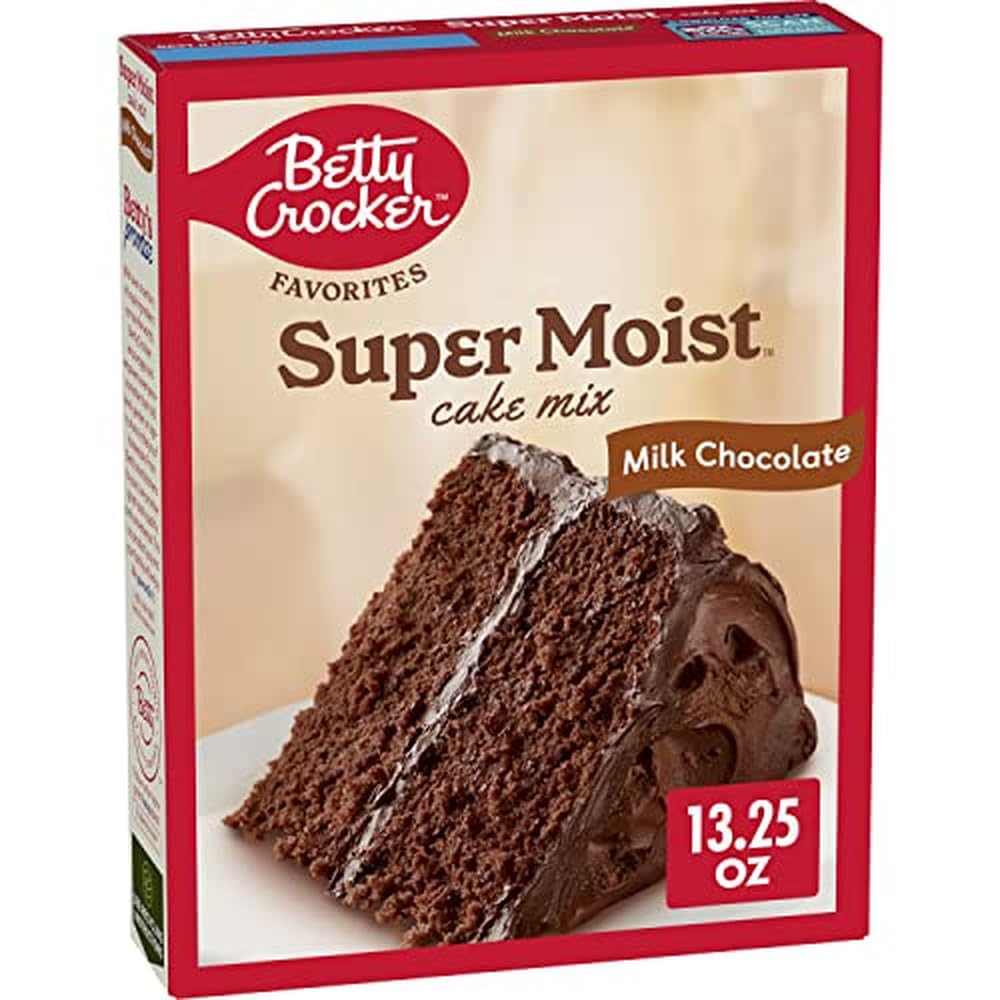 Betty Crocker Favorites Super Moist Milk Chocolate Cake Mix 13.25 oz (Pack of 2)