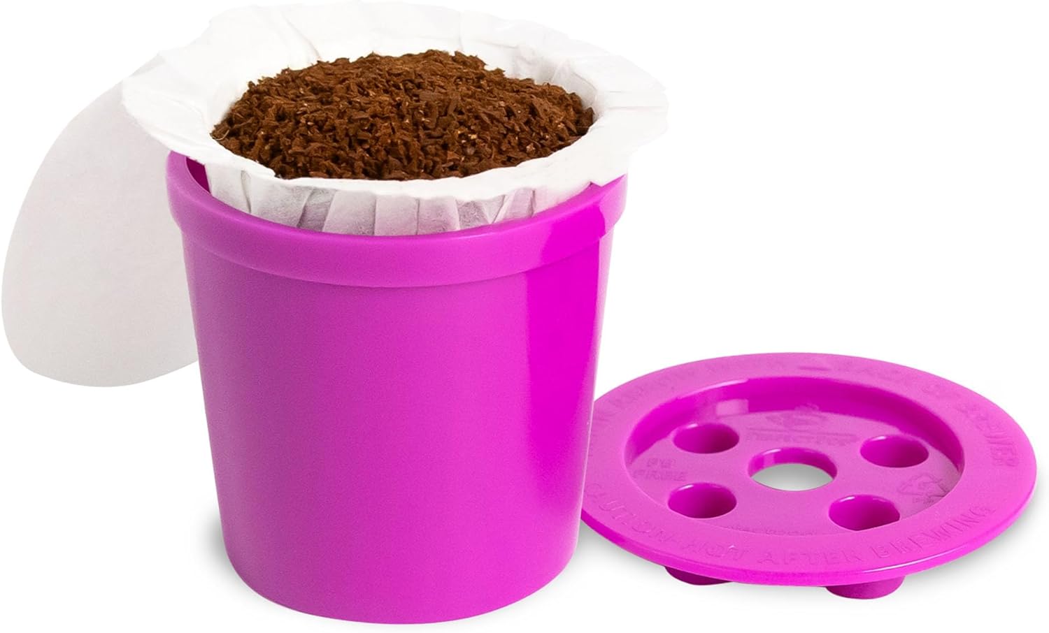 Universal EZ-Cup | Reusable Coffee Caspule by Perfect Pod – For use with 1-Stream or Multi-Stream Single Serve Coffee Brewers