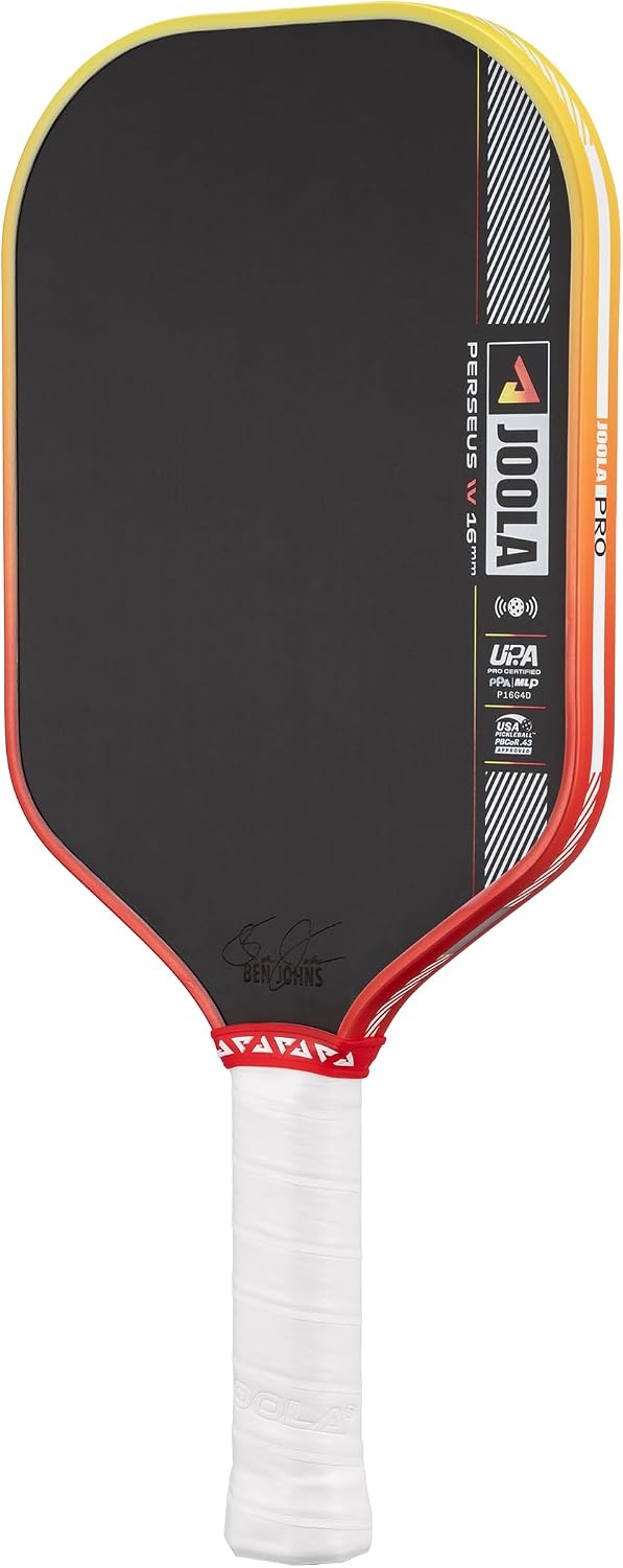 JOOLA Pro IV Pickleball Paddles – Raw Carbon Fiber Surface – Perseus, Hyperion, Scorpeus & Magnus Shapes – 14mm/16mm – Tech Flex Power – Propulsion Core – Wide or Elongated – UPA-A and USAP Approved