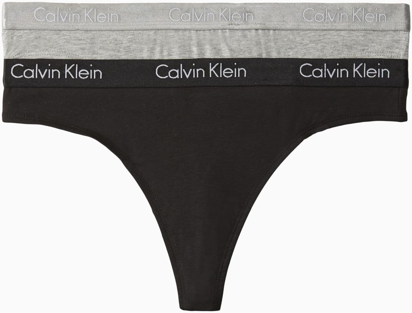 Calvin Klein Women's Motive Cotton Multipack Thong Panty, 3 Pack