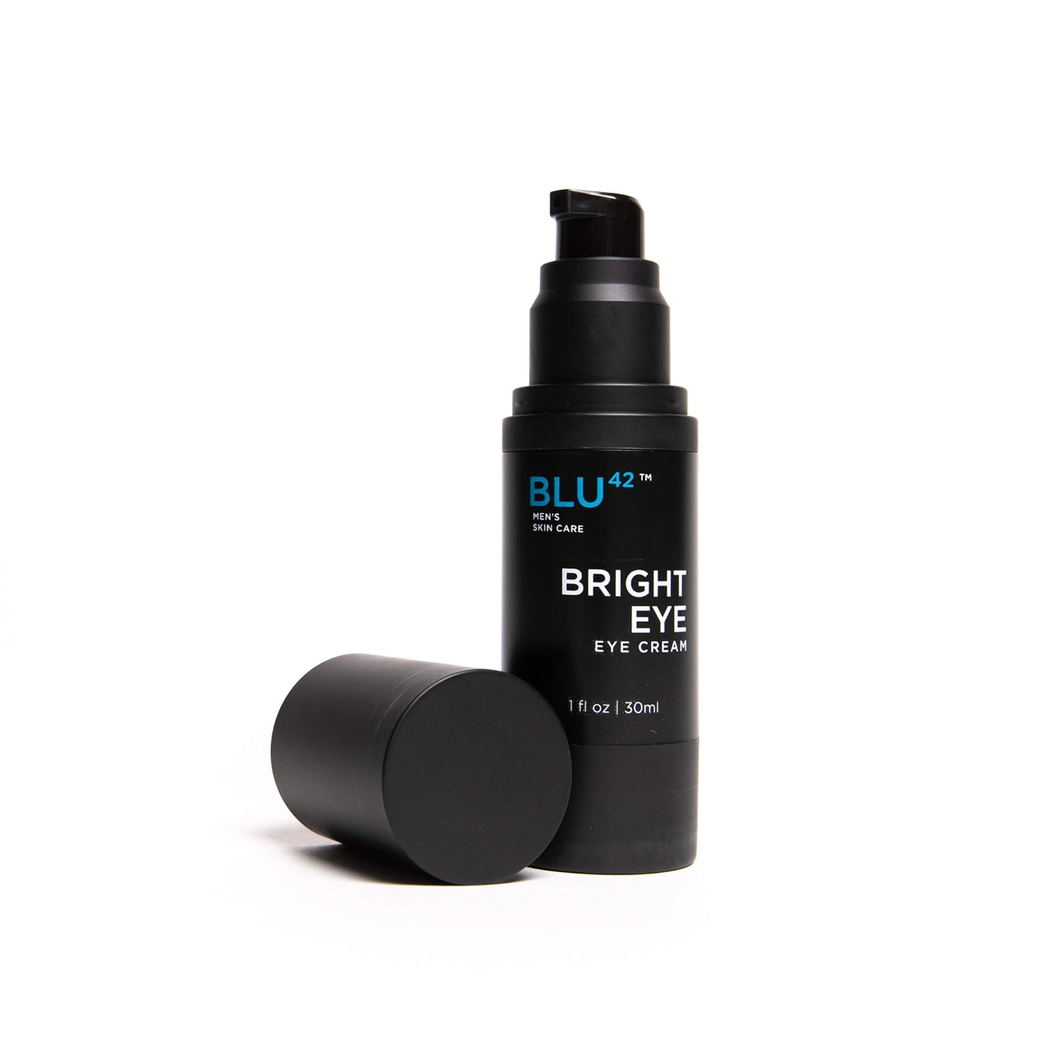 Bright Eye: Under Eye Cream for Men by Blu42 – Anti-Aging Natural and Organic Eye Balm To Reduce Wrinkles, Dark Circles, Crows Feet and Under Eye Bags (1 FL OZ, 30ml)