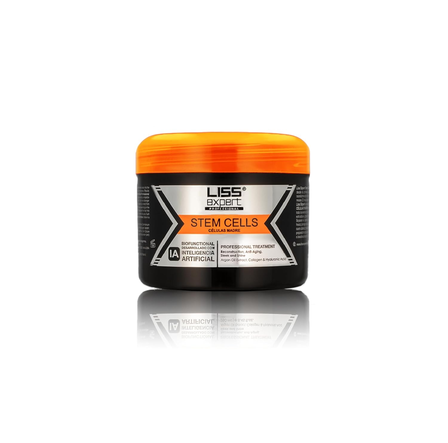 Liss Expert Stem Cells Smoothing Treatment – Organic Keratin & Argan Oil – Nanoplasty for Frizz-Free Repair & Shine – Professional Straightening(250 ml-Shoulder Length)