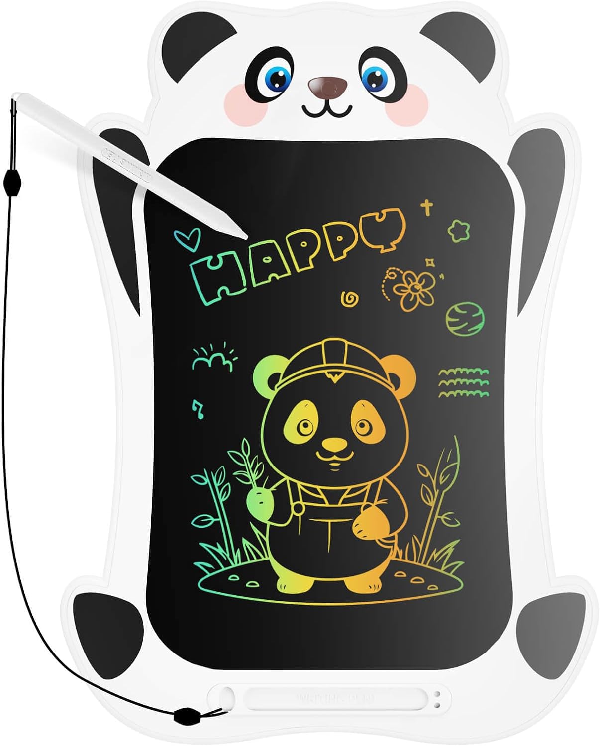 Genialba 8.5 inch Panda LCD Drawing Tablet Colorful Screen Writing Board Toddler Toys Learning Educational Toys Gifts for Birthday Christmas Toys Gifts for 2 3 4 5 6 Year Old Boys Girls