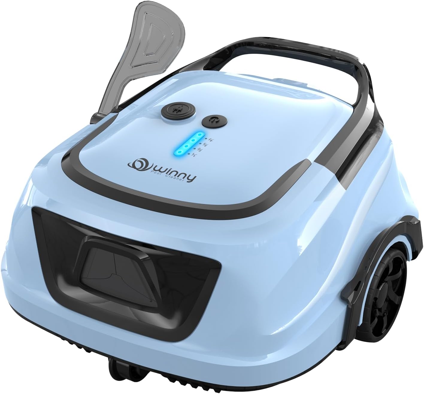 (2025 Upgraded) A1 Cordless Robotic Pool Vacuum, Automatic Pool Vacuum 120mins Running Time,Powerful Suction & Dual Filters, 2.5H Fast Charging, Ideal for Flat Above Pools Up to 1076 Sq.ft