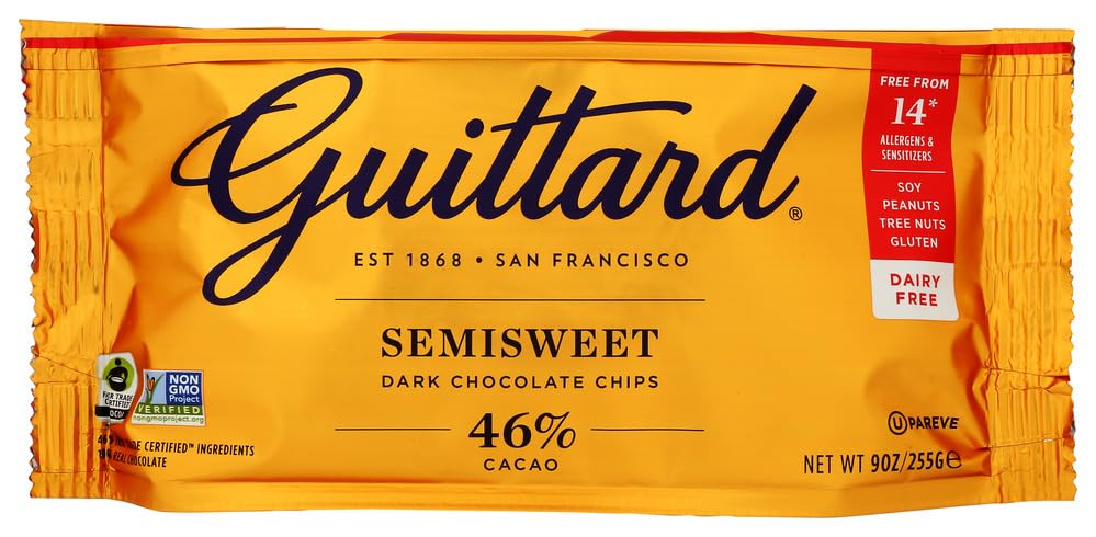Guittard Semi Sweet Chocolate Chips, 9 OZ