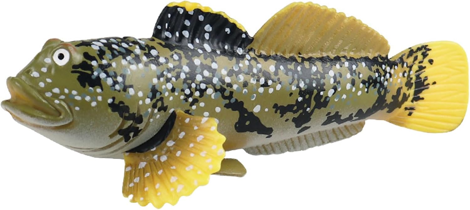 Ocean Sea Animal Toys, Realistic Mudskipper Fairy Garden Accessories, Learning Educational Toys for Christmas Birthday Cake Topper Gift for Kids