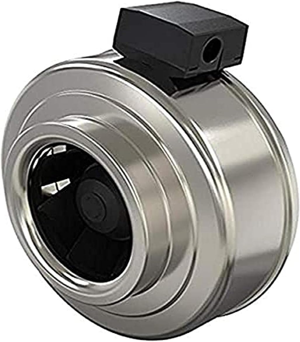 Fantech FG 4XL Inline 4" Centrifugal Duct Fan, Metal Housing, 170 CFM, 120V