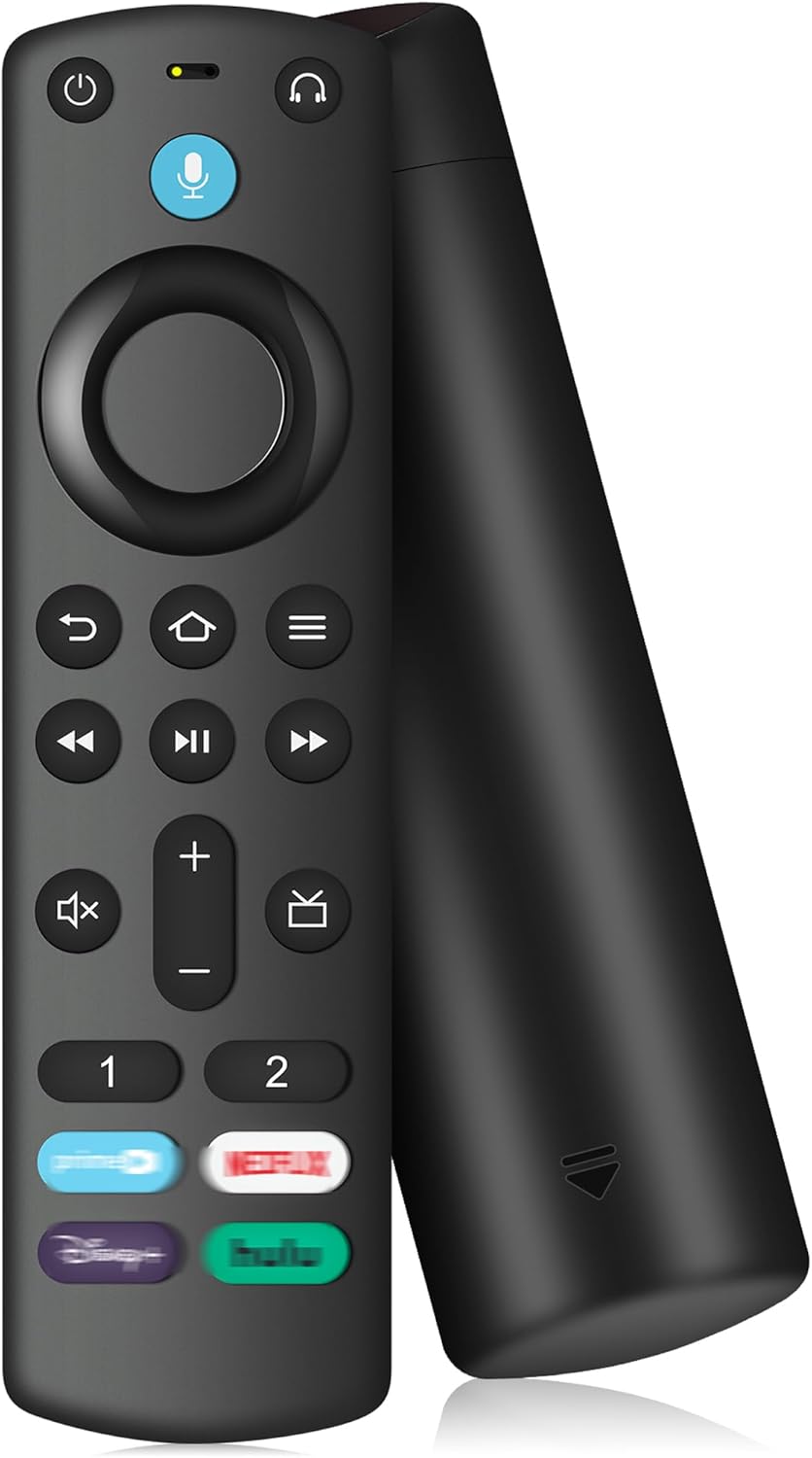 Fire Remote Replacement for TV Stick(2nd/3rd Gen),TVs Stick(4K/4K Max/Lite),TV Cube(2nd/3rd Gen),Remote for Toshiba/Insignia/AMZ Smart TVs