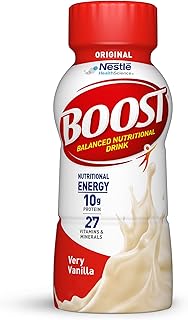 BOOST Original Nutritional Drink, Very Vanilla, 8 Fl Oz (Pack of 24)
