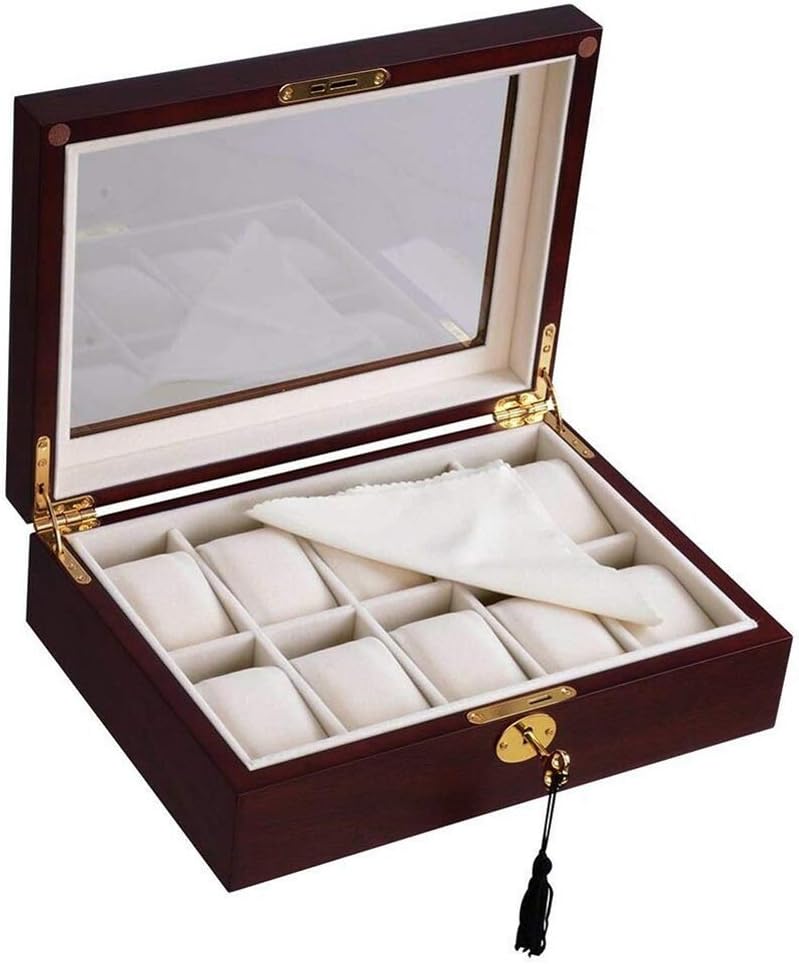 Protective Wood Durable s Organizer Watch Case Display Lightweight Fashion Jewelry Storage Portable Anti Scratch