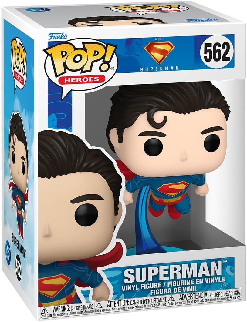 Funko Pop! DC: Superman 2025 - Superman - Collectable Vinyl Figure - Gift Idea - Official Merchandise - Toys for Kids & Adults - Movies Fans - Model Figure for Collectors and Display