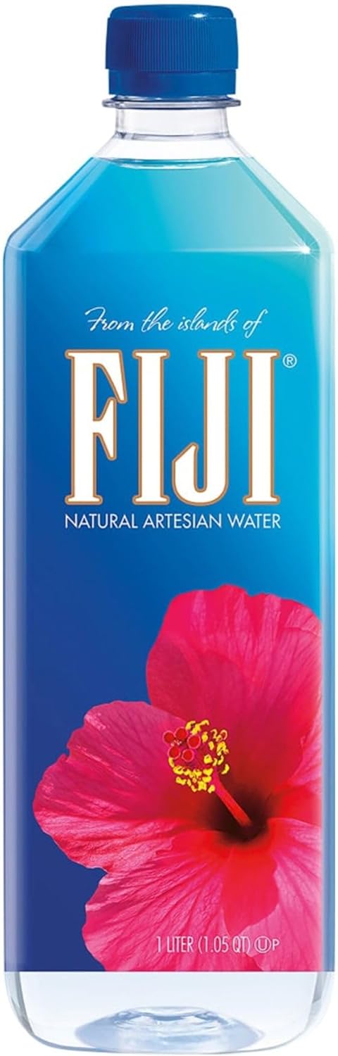 Fiji Natural Artesian Water - 1 Liter Bottles (Case of 12) by Fiji