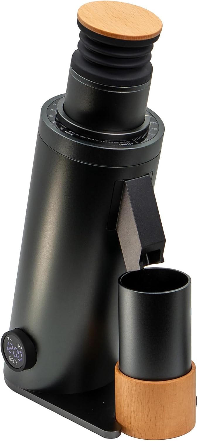 MiiCoffee DF64V Variable Speed Single Dose Coffee Grinder (Grey)