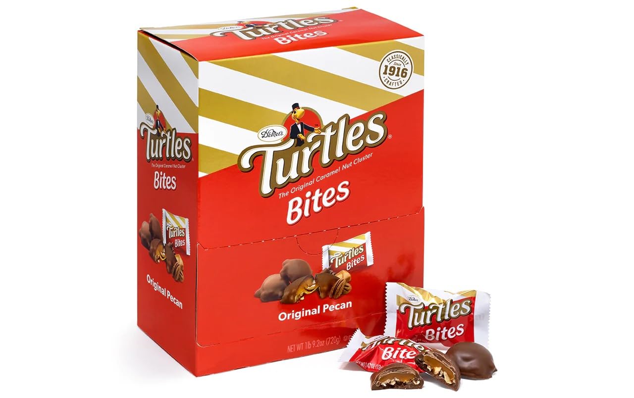 DeMet's Turtles Original Bite Size; 60 Pieces/Box