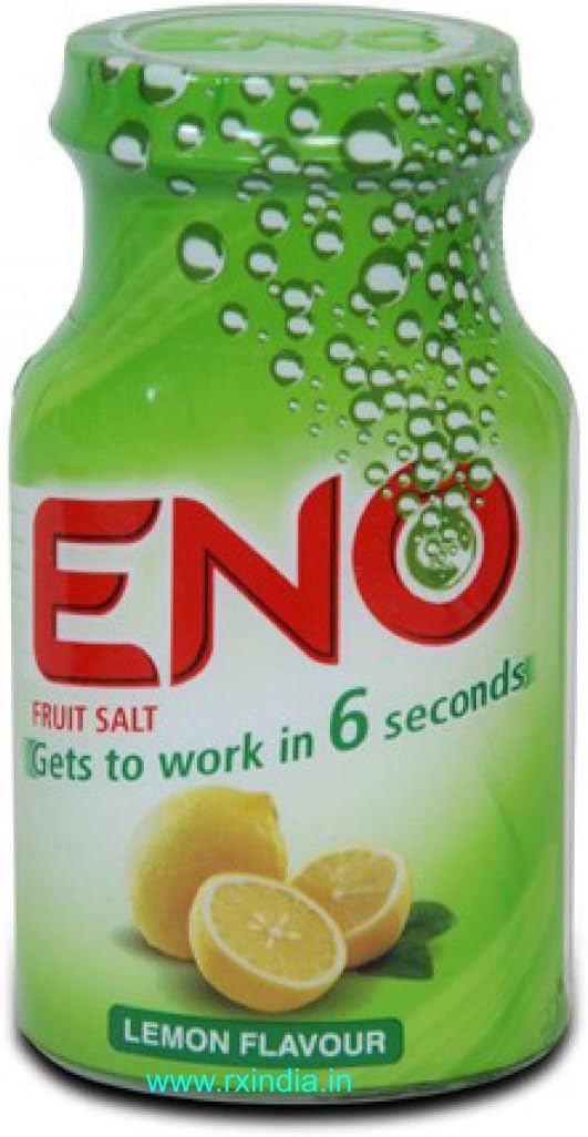 Eno Lemon Fruit Salt 3.5 oz / 100 GM Salt - India