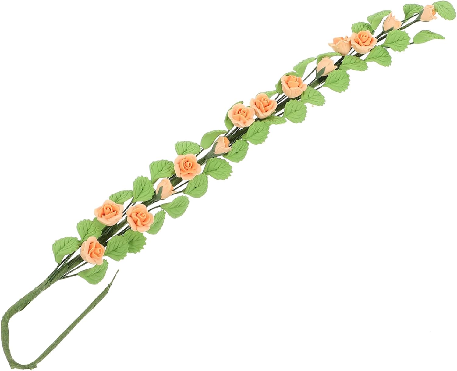 Milisten Dollhouse Miniature Flower Vine Decoration Lifelike Rose Flowers for Dollhouse Accessories for Mini Landscape and Decor