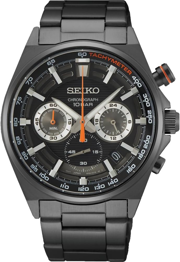 SEIKO Men's Chronograph Quartz Watch with Stainless Steel Strap SSB399P1