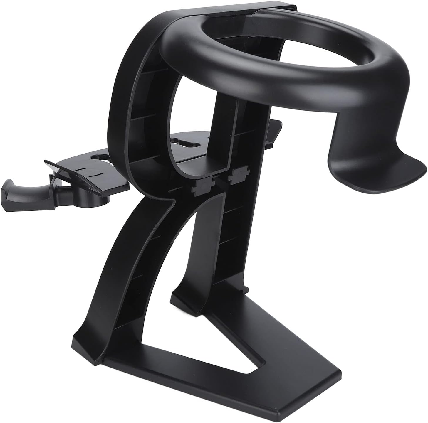 VR Glasses Stand, Universal VR Display and Controller Holder, VR Controller Mount Station Compatible with Oculus Go Rift Rift S Vive Valve Index Reverb G2(black)