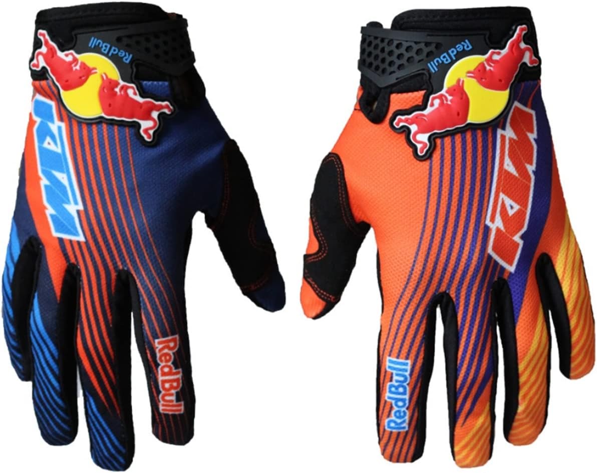 Non-Slip MTB Motorcycle Biking Cycling Gloves Full Finger Off-Road Racing Gloves for Men Women & Mountaineering